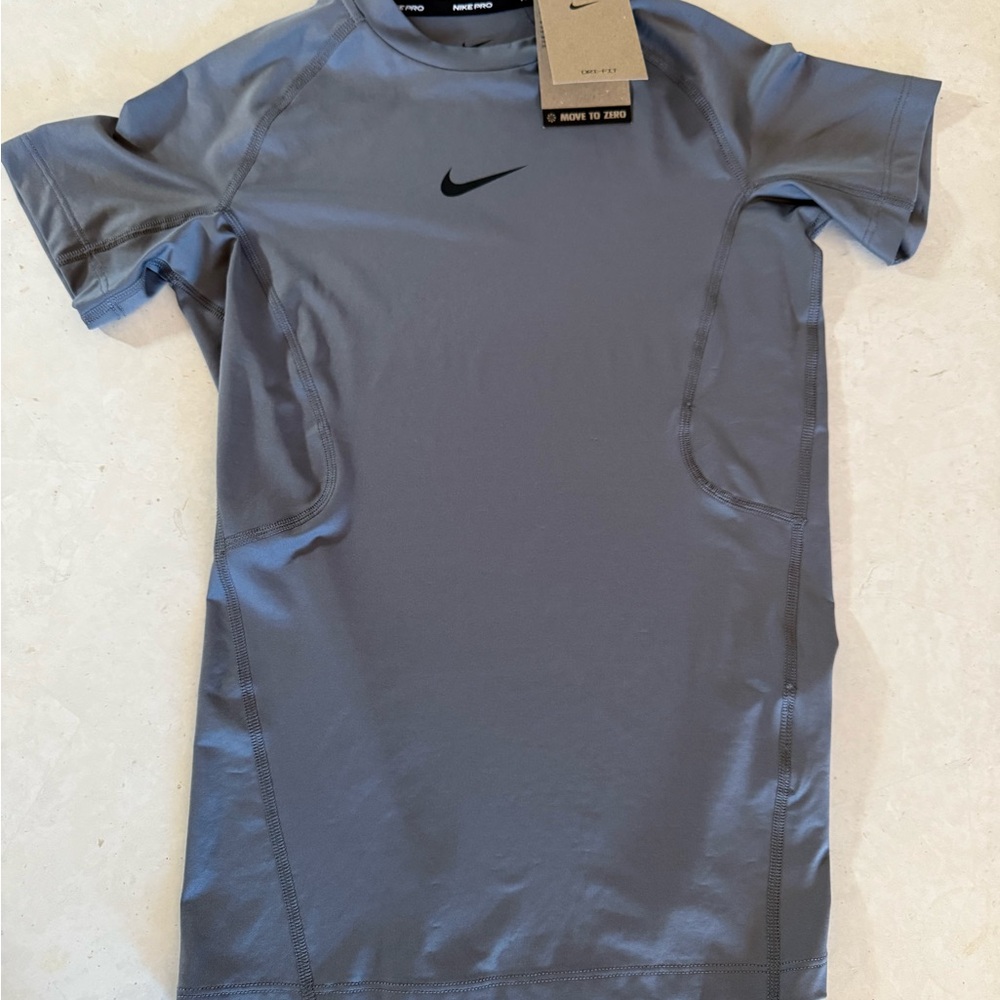 Nike Boys Gray Performance Shirt